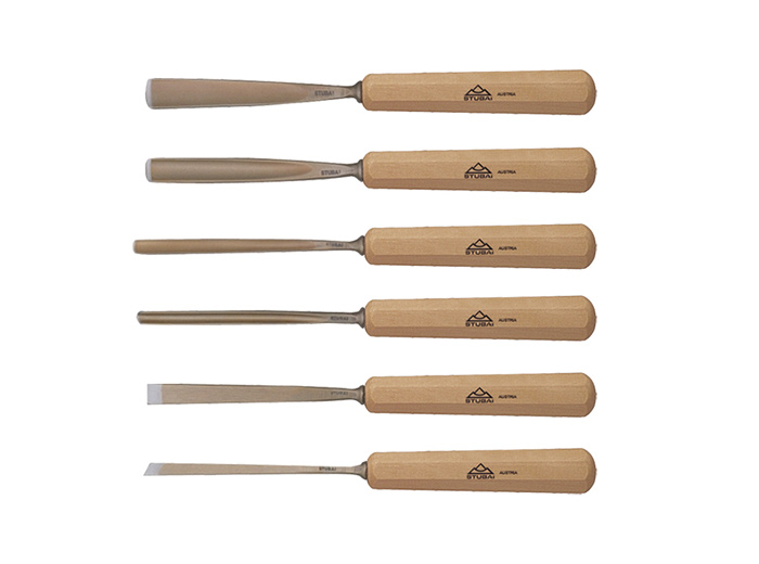 Sgorbia Per Scultori Stubai, Modello 1, Larghezza 12 Mm, Con Manico, Qualità Professionale - 2