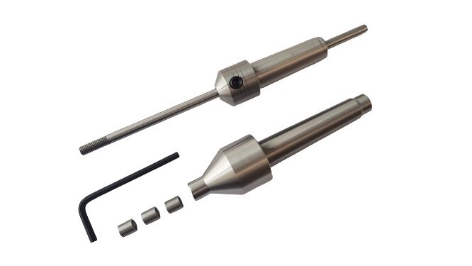 Mandrino A Penna Da 2MT Per Utensile Rotante Per Tornio Per Legno Con Salvavita E Kit Da 5 Boccole 87790212